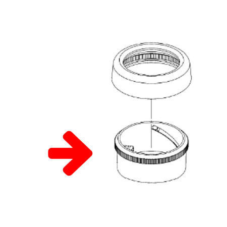 Twisting sleeve for Trinovid 32 HD, Trinovid 42 HD and similar binokulars img 0