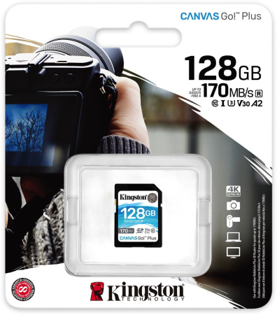 Kingston karte 128 GB SDXC Canvas Go Plus 170R img 0